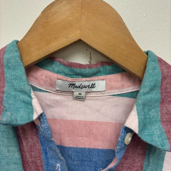 Madewell Central Shirtdress Flagstaff Stripe - Picture 5 of 11